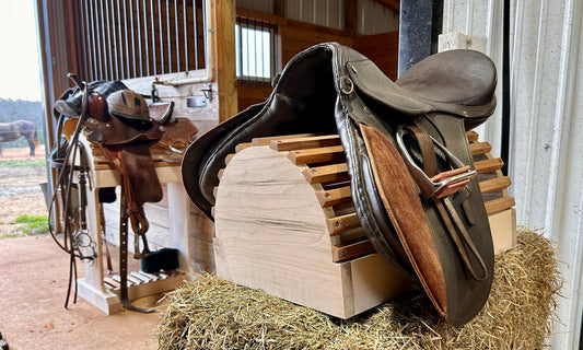 How to Build a Wall Mounted Saddle Rack for Your Gear?